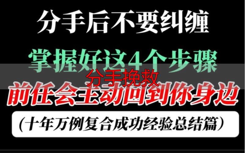 分手挽救