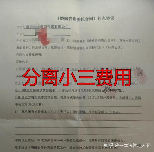 分离小三费用多少？离婚诉讼真实花费与法律风险全解析
